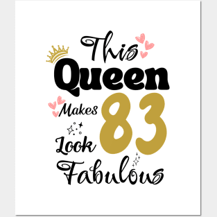 This Queen Makes 83 Look Fabulous 83Th Birthday Posters and Art